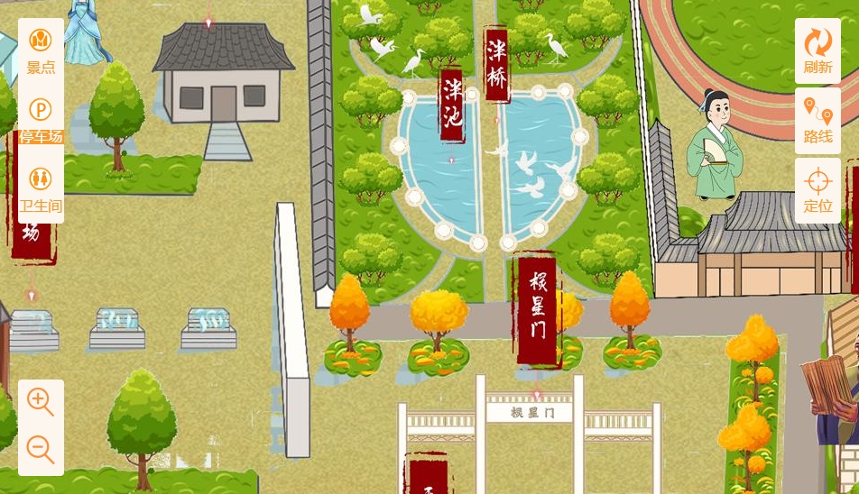 德庆手绘地图景区语音讲解导览系统：智慧景区建设的基石